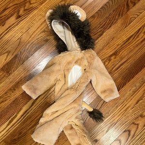 Pottery Barn Kids lion costume 6-12 mths